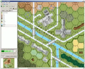 Hex texture-HexDraw, which is used to create hex texture, different terrain features like roads and hexes in plain colors