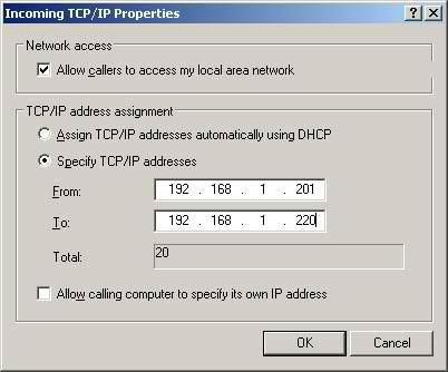Running a DHCP server