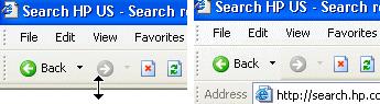 Address bar option is disabled in view toolbar menu