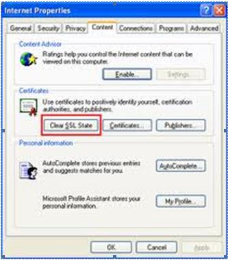 Delete Security Certificate