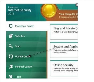 Update the kaspersky Internet Security