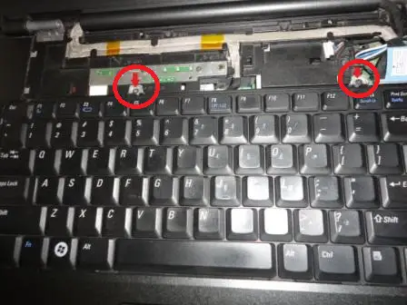 steps to open keyboard of a laptop