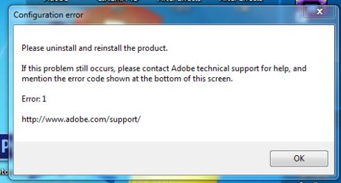Photoshop Cs6 Extended Configuration Error 1 Techyv Com