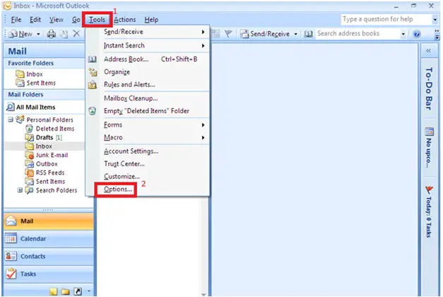 how to add signature in outlook 2007