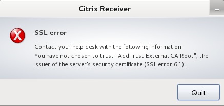 SSL error