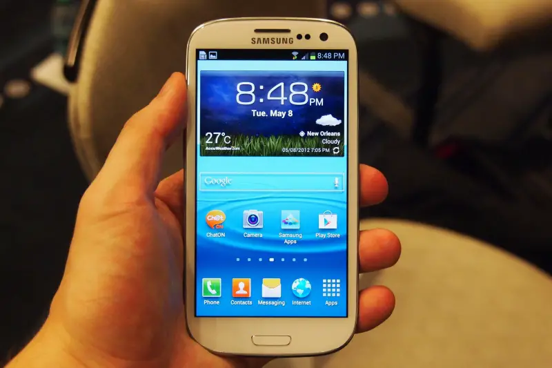 how to check samsung screen size