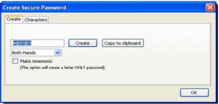 Create Secure Password
