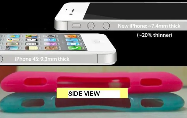 IPhone 5 will comes in 4 inch tall and 2.8 inch wide