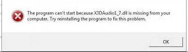 skyrim audio x3daudio1 7 dll not designed to run on windows skyrim audio x3daudio1 7 dll not designed to run on windows