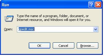 run-"gpedit.msc"