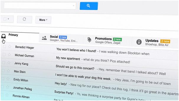 Top Tips for Email Marketing with New Gmail Tabbed Inbox