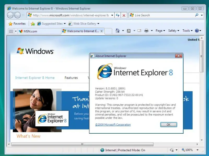 Internet Explorer - It is the most common of all