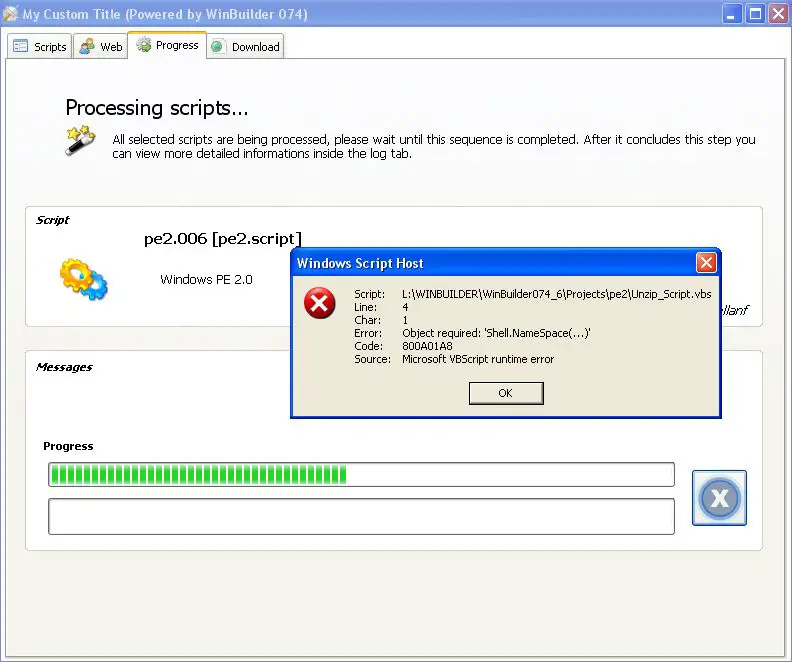 windows script host error windows 10 run.vbs