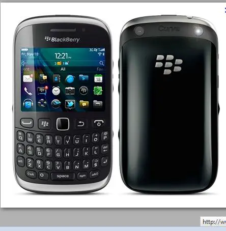 Blackberry curve 8520 is 9275 in India