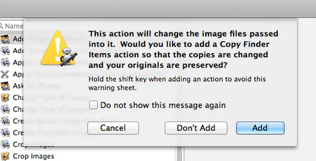automator3-copy-drag-action-to-the-workflow