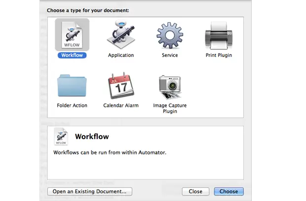 automator-choose-a-type-at-first