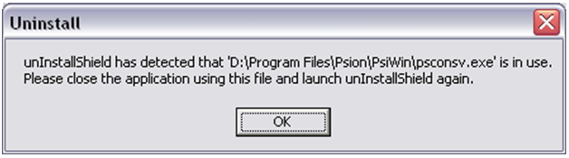 UnInstall Shield has detected