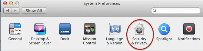 Unlock the System Preferences
