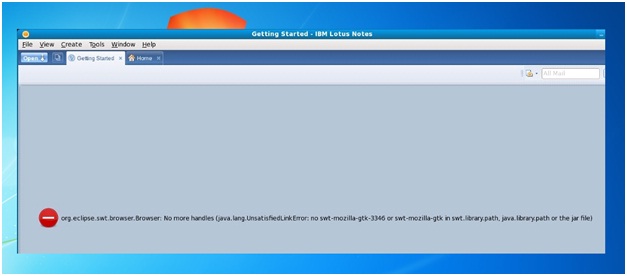 lotus notes error prefix 4063