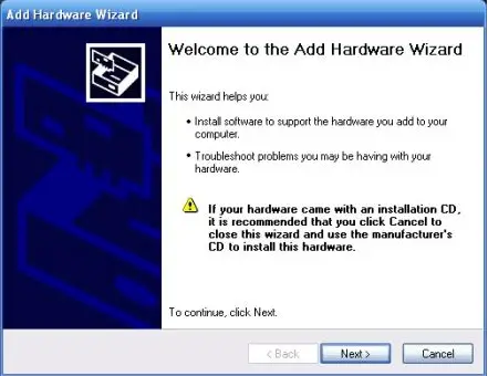 Install software to support the hardware you add to your computer.