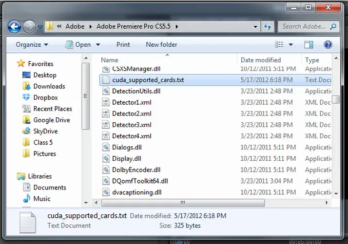 Windows >Temp > Adobe > Adobe Premier > CS5 in the temp folder.