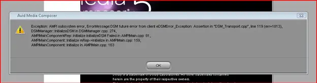 Exception: AMPI subsystem error, Errormessage DSM future error from client eDSMError_Exception: Assertion in “DSM_Transport.cpp”, line 119 (err=1813), DSMManager::InitializeDSM in DSMManager,cpp: 274,