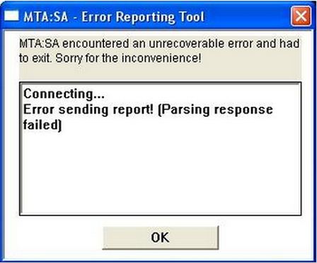 MTA: SA encountered an unrecoverable error and had to exit