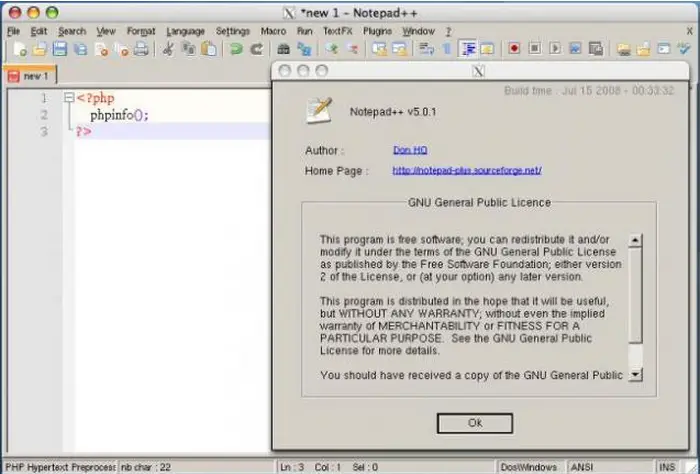 Notepad++ is a powerful editing tool