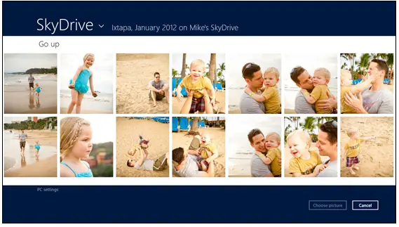 SkyDrive is Microsofts’s online storage service 