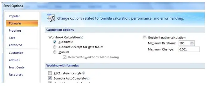 recalculate by pressing F9 for open worksheet and Shift + F9 for active worksheet