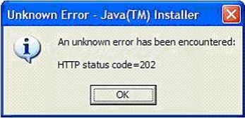 Unknown Error – Java(TM) Installer - Techyv.com