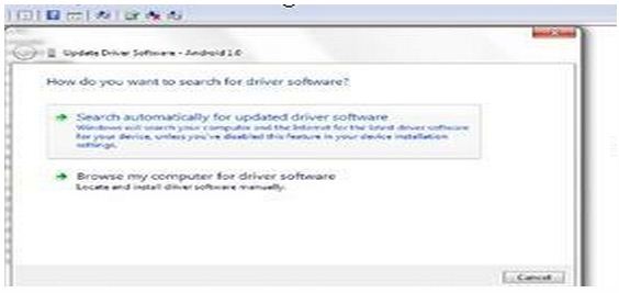 Click the Unknown Device and Right Click > Update Driver Software