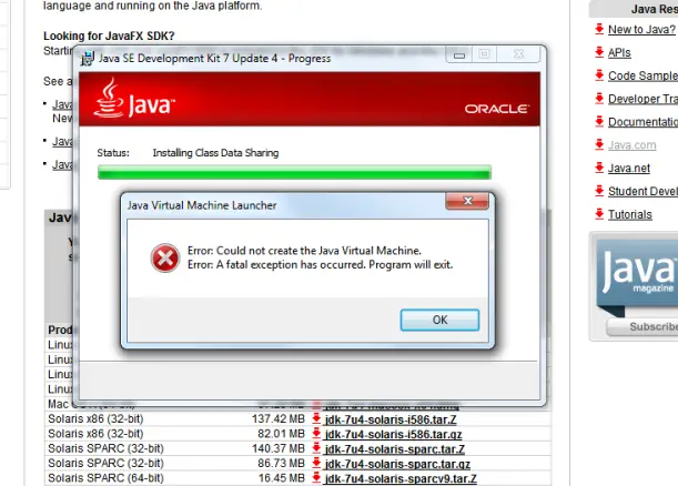 Java Installation Error Can Not Create Virtual Machine Techyv Com