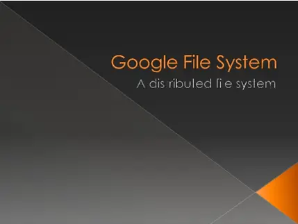 What Do You Know About Google File System