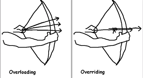 Notice The Differences Between The Overriding And Overloading