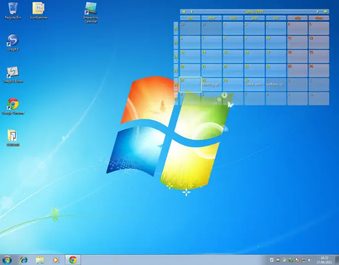 The Best and most downloaded desktop appointment calendar Windows 7