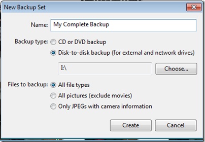  New-Backup-Set-for-Picasa-tool