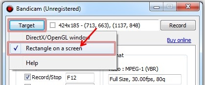 Rectangle-on-screen-option-from-Target-menu