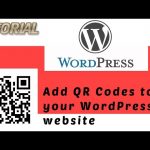 How to add QR Codes to your WordPress website. | video by TechyV