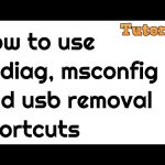 How to use dxdiag, msconfig and usb removal shortcuts | video by TechyV