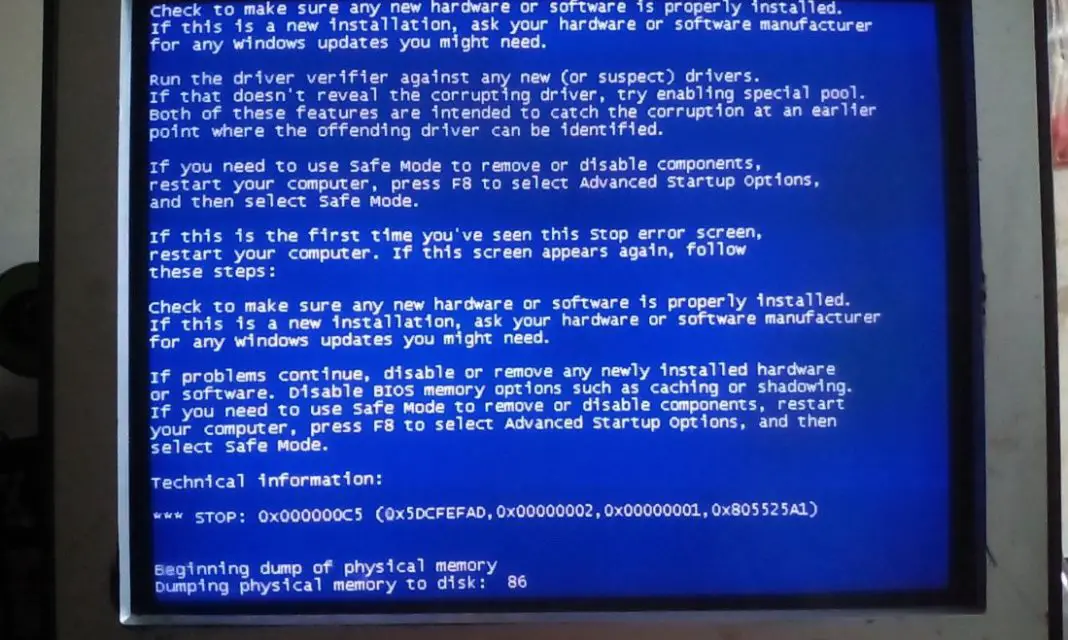 How To Fix 0x000000c5, 0x000000be And 0x000000c2 Error - Techyv.com
