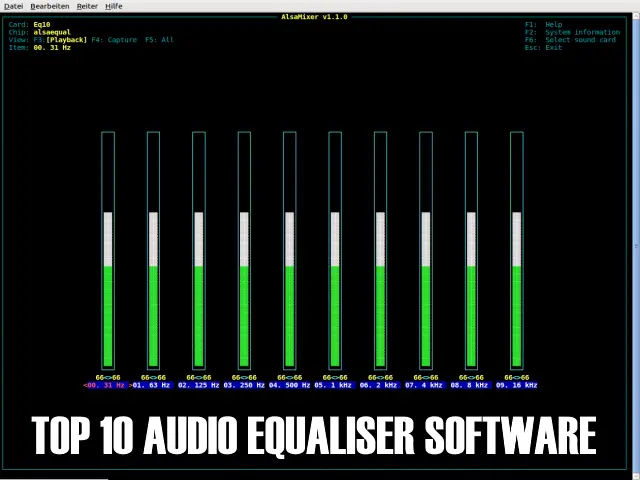 Top 10 Audio Equalizer Software