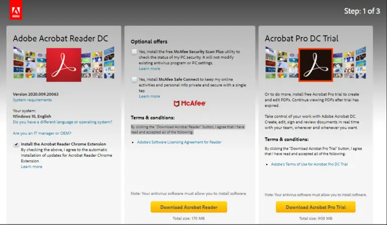 adobe acrobat reader windows 7 download free