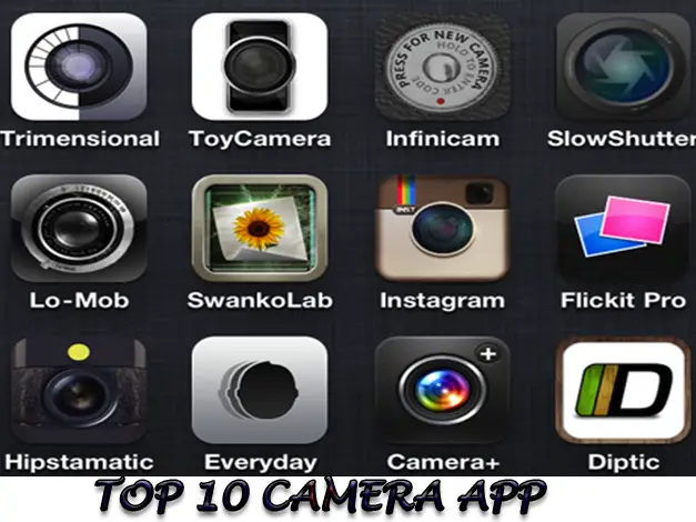 Top Ten Camera App Available For Smart Phones