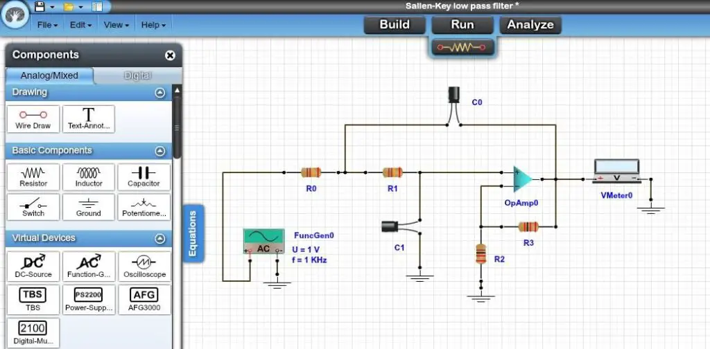 electronic circuit simulation software free download
