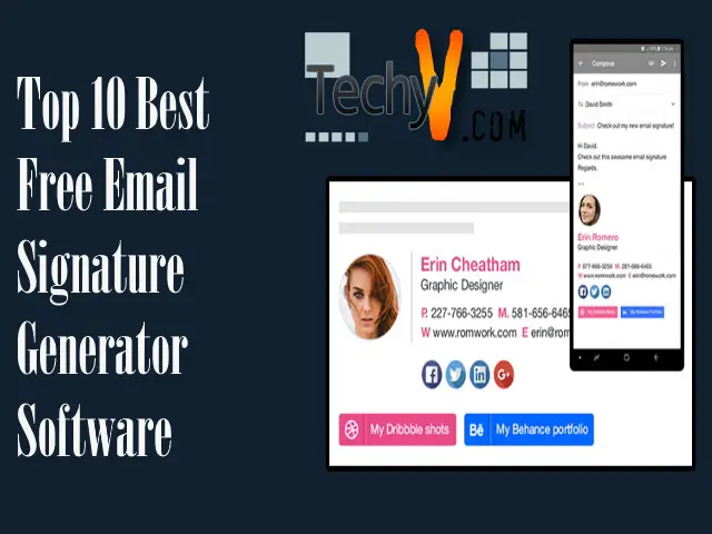 Top 10 Best Free Email Signature Generator Software