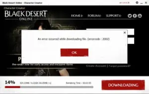 Game Life Error Code 2002 Black Desert Fixed Techyv Com - dessert roblox free roblox id codes