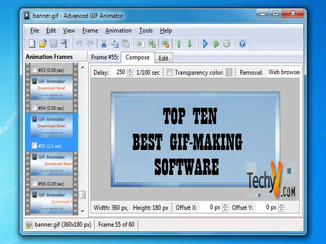 Top Ten Best Gif-making  Software