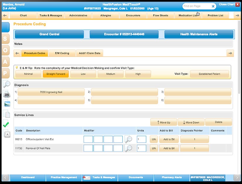 Medical Charting Software