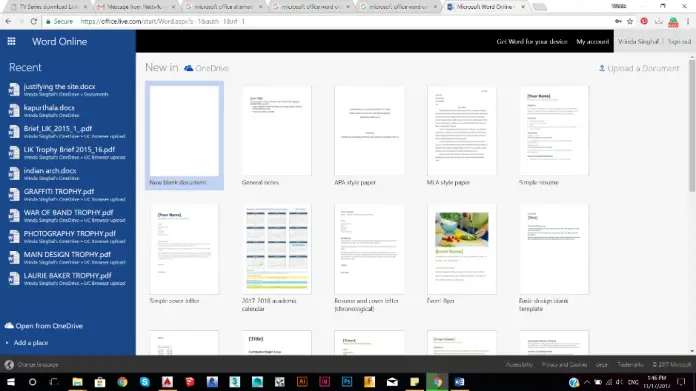 microsoft office word online